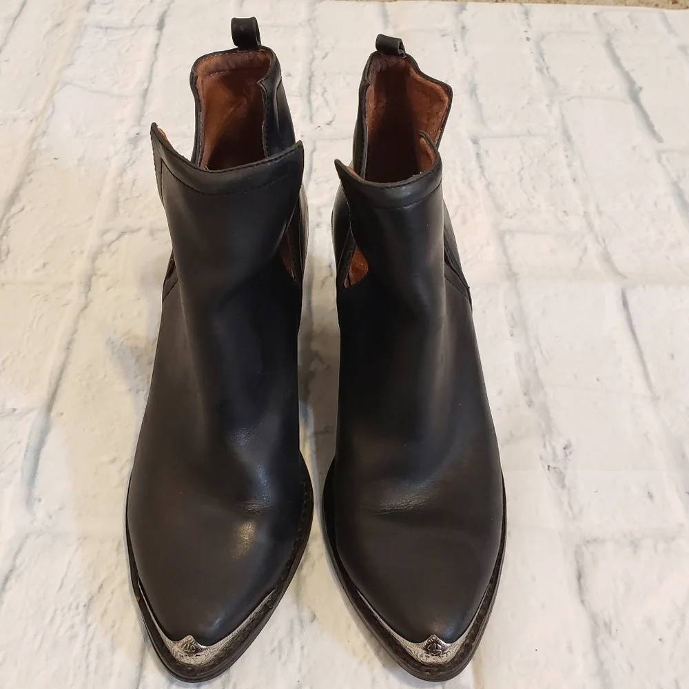 Jeffrey Campbell Black Cromwell Booties size 7 - Picture 2 of 15